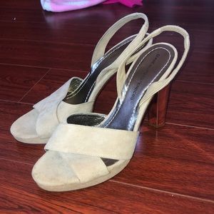 Nude Diane von Furstenberg high heels